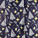 Cotton Fabric - Christmas Trees and Stars, Navy Blue