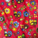 Cotton Fabric - Folklore Rooster Red