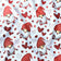 Cotton Fabric - Santas in love white