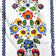 Cotton Fabric - Łowicz Folklore Navy Blue Stripes
