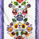 Cotton Fabric - Łowicz Folklore Purple Stripes