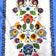 Cotton Fabric - Łowicz Folklore Stripes Blue