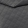 Upholstery Fabric Quilted PU Leather Diamond 5x5 - Grey