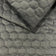 Upholstery Fabric Quilted Velour Hexagon - Anthracite