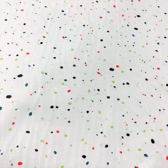 Cotton Fabric - Multicolor Dots