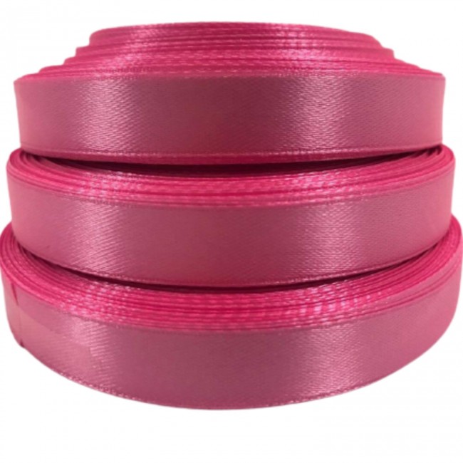 Satin Ribbon 12 mm Length 32 RM - Pink