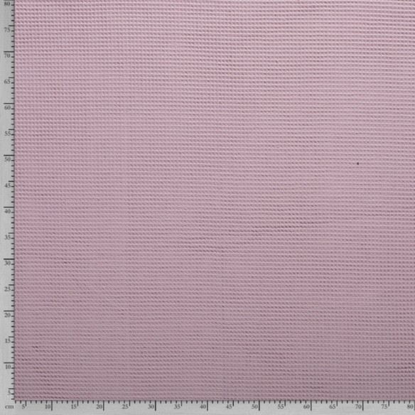 Cotton Waffle Fabric PREMIUM - Dirty Pink