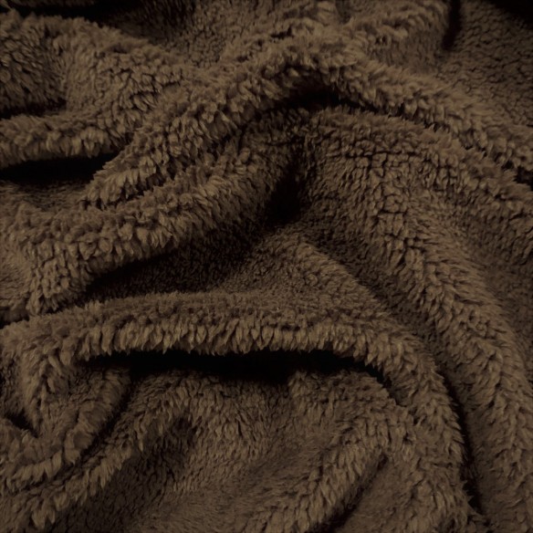 Knitted Fabric Lamb - Brown