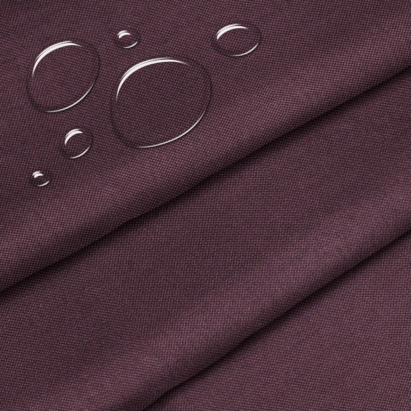 Water Resistant Fabric Oxford - Plum