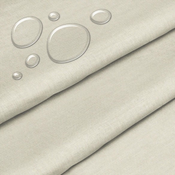 Water Resistant Fabric Oxford - Ecru