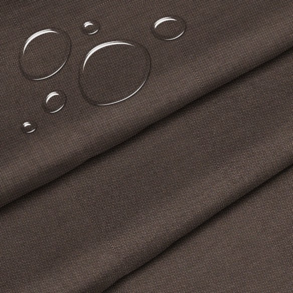 Water Resistant Fabric Oxford - Dark Brown