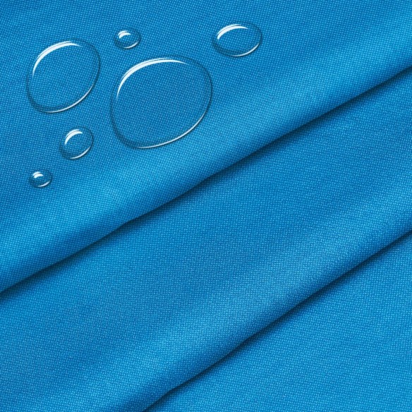 Water Resistant Fabric Oxford - Dark Azure