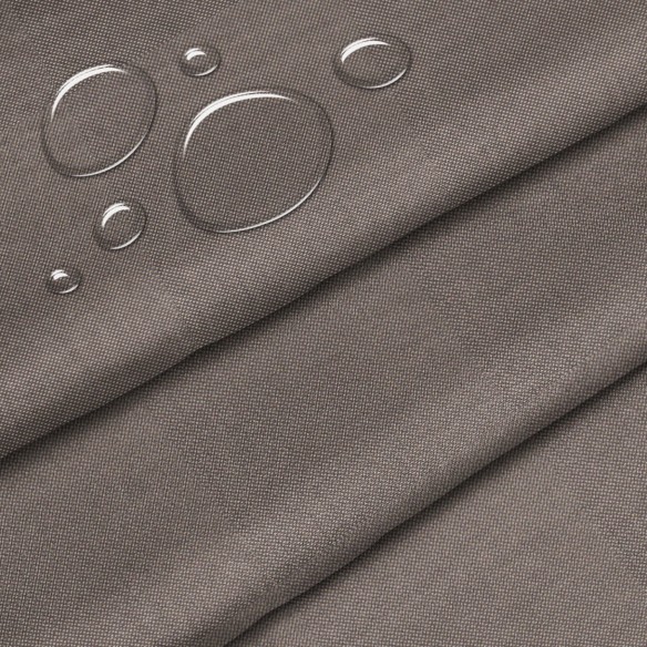 Water Resistant Fabric Oxford - Mud