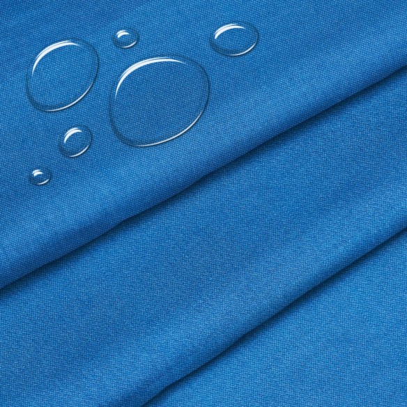 Voděodolná tkanina Oxford - školní modrá
