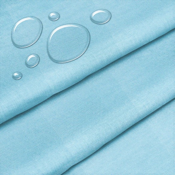 Water Resistant Fabric Oxford - Light Blue