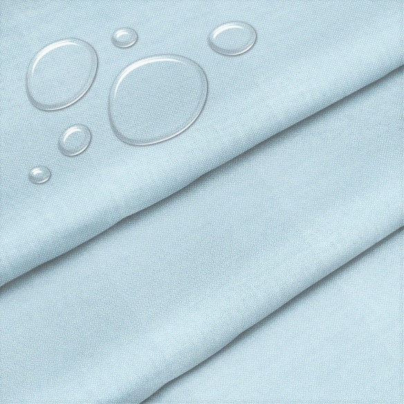 Water Resistant Fabric Oxford - Pastel Light Blue