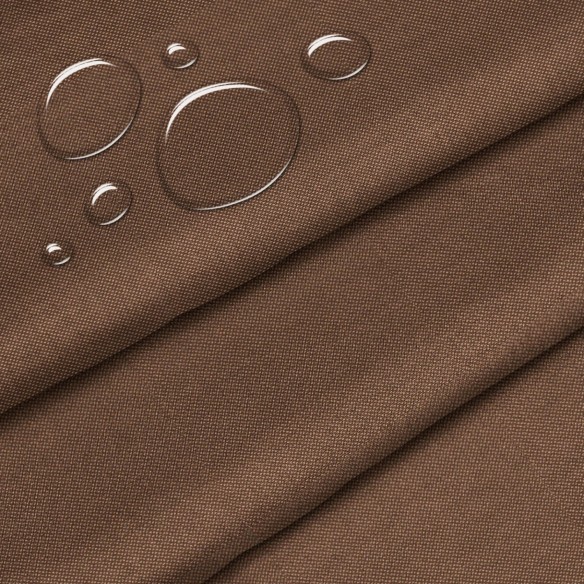 Water Resistant Fabric Oxford - Light Brown