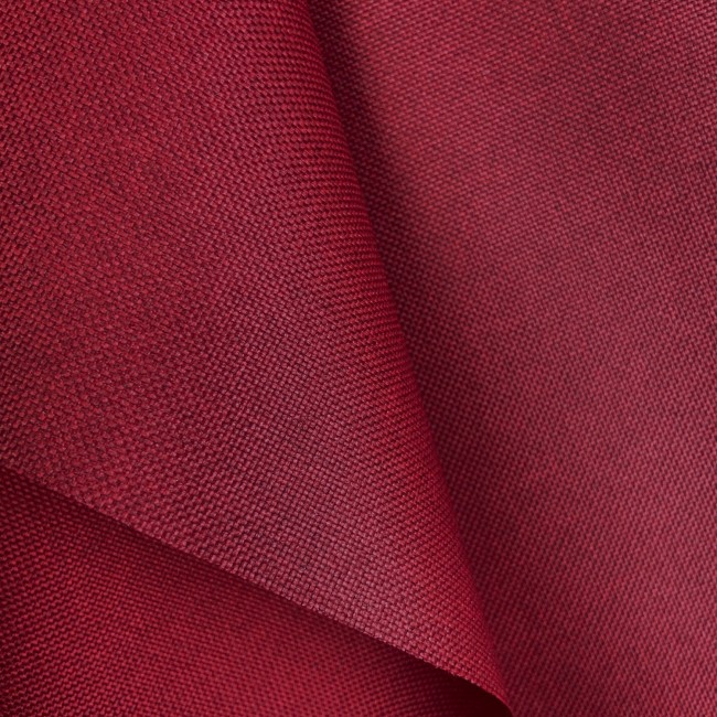 Water Resistant Fabric Linen Imitation - Dark Red