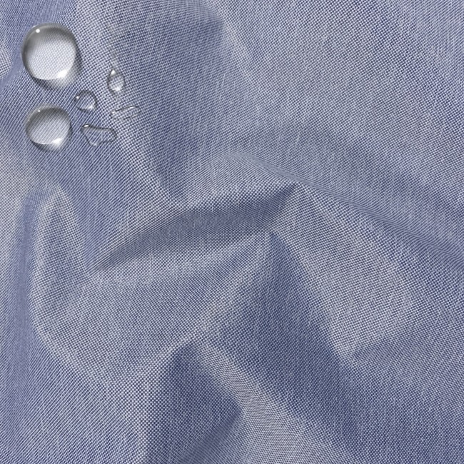 Waterafstotende stof Oxford Melange - Blauw