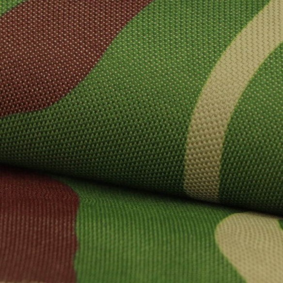 Water Resistant Fabric Codura 600D - Camo Brown Green Khaki