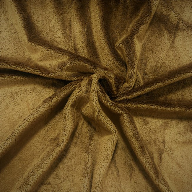 Knitted Fabric - Brown Fur