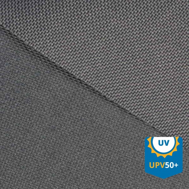 Vode odolná tkanina UPV50+ OXFORD - šedá