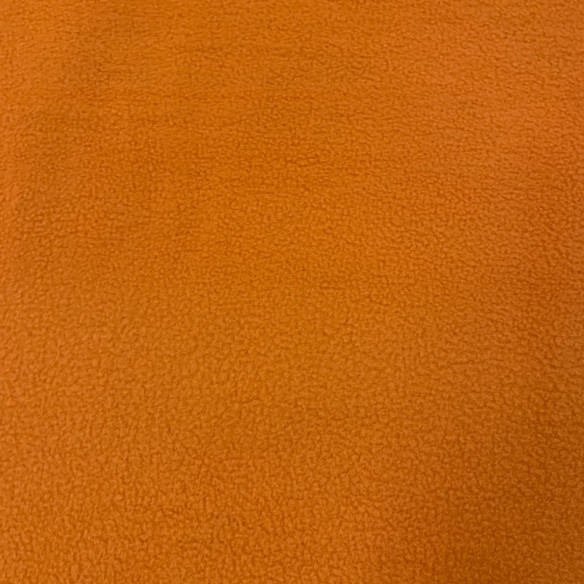 Pletená látka Polar Fleece – oranžová