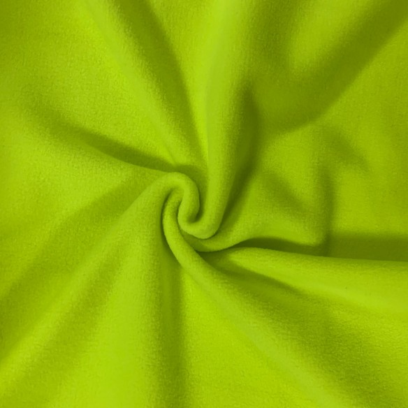Knitted Fabric Polar Fleece - NEON Green