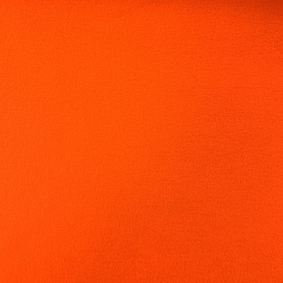 Gebreide stof Polar Fleece - NEON Oranje
