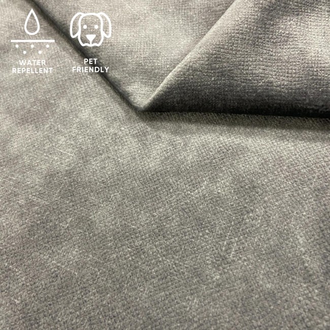Upholstery Fabric Terra Velour - Gray