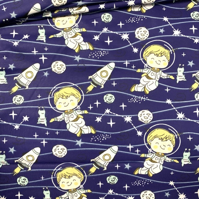 Cotton Fabric - Little Astronaut