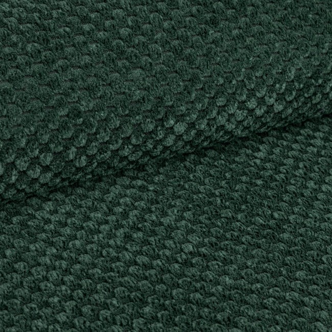 Upholstery Fabric Dot I Velour - Bottle Green