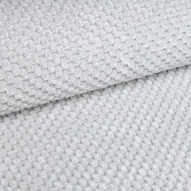 Upholstery Fabric Dot I Velour - Light Gray