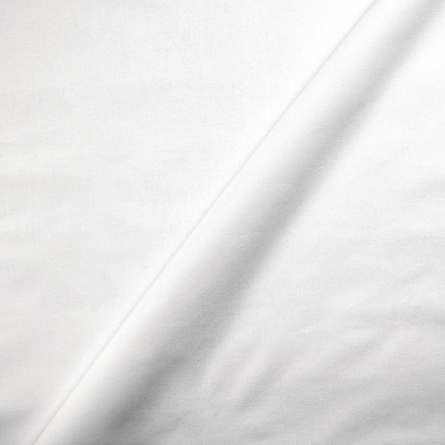 Cotton Fabric - Mono White