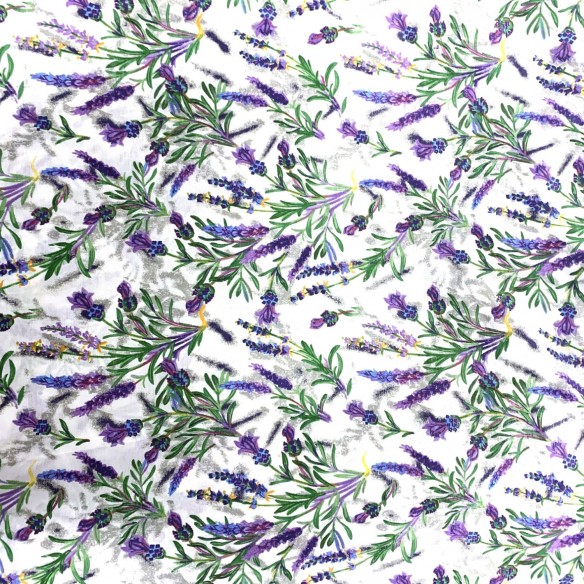 Cotton Fabric - Lavender, Violet
