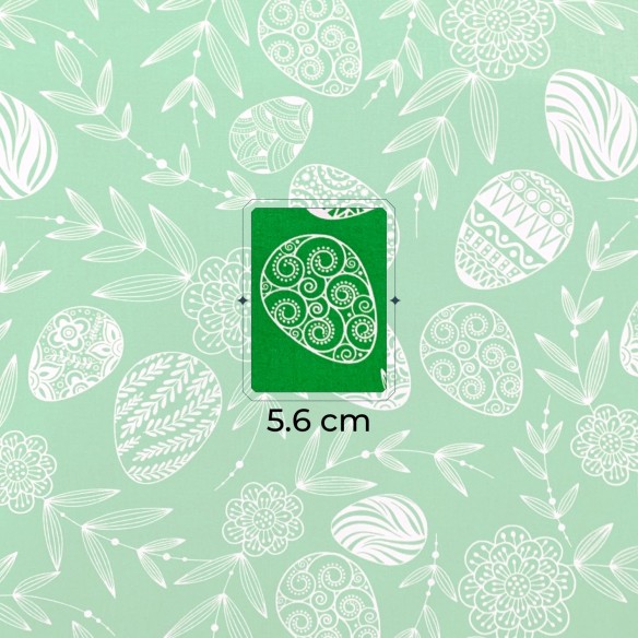 Cotton Fabric - Easter, Green