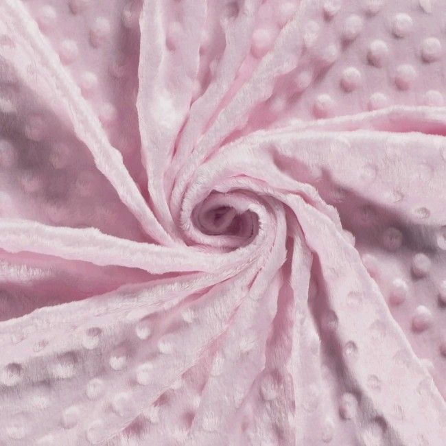 Minky Fabric - Světle růžová 300 g
