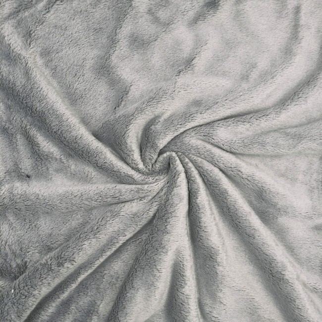 Knitted Fabric - Gray Fur