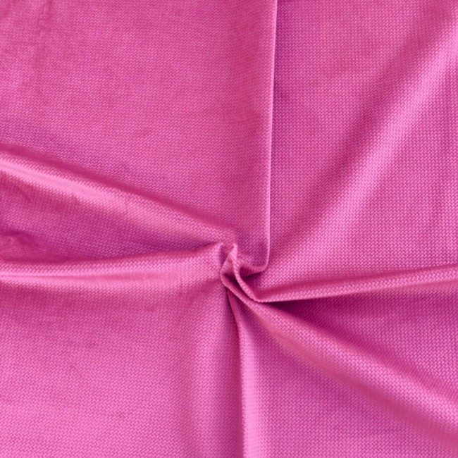 Fluwelen stof - Candy Pink