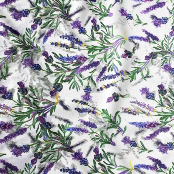 Cotton Fabric - Lavender, Violet