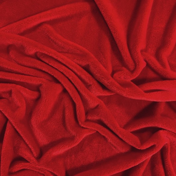 Minky Fabric Smooth - Red
