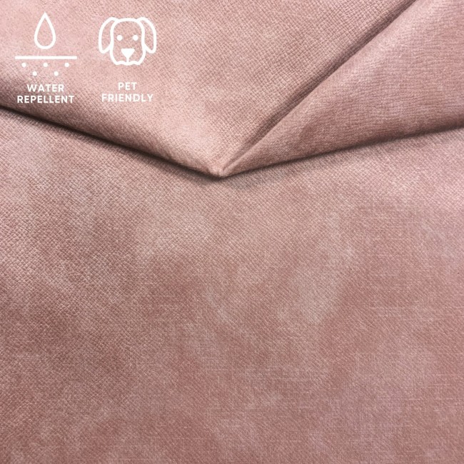 Upholstery Fabric Terra Velour - Pale Pink