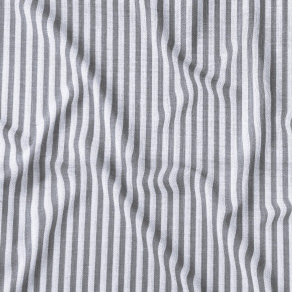 Cotton Fabric - Gray Stripes 3 mm