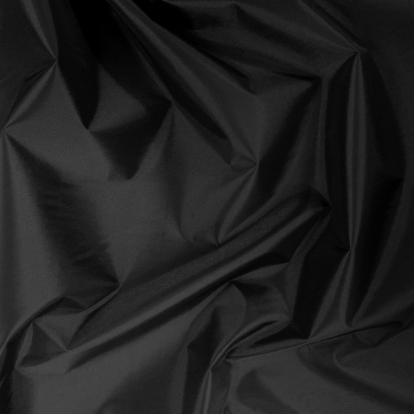Nylon stof - 200D SOFT PVC zwart