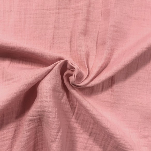 Cotton Muslin Double Gauze - Pink