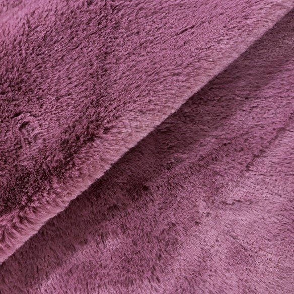 Gebreide stof - BUNNY-bont, vies roze