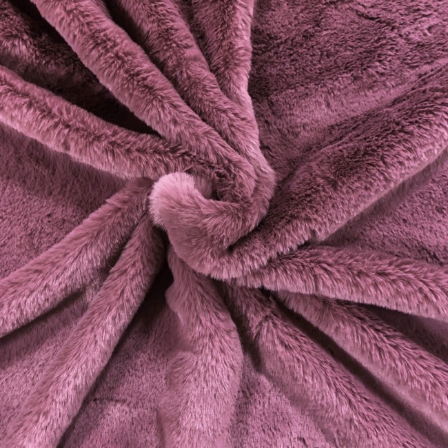 Pletenina - BUNNY Fur, Dirty Pink