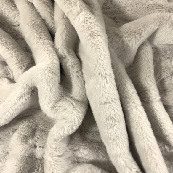 Knitted Fabric - BUNNY Fur, Taupe