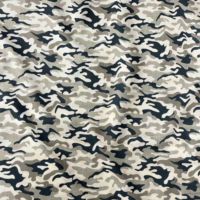 Cotton Fabric - Small Military Olive...