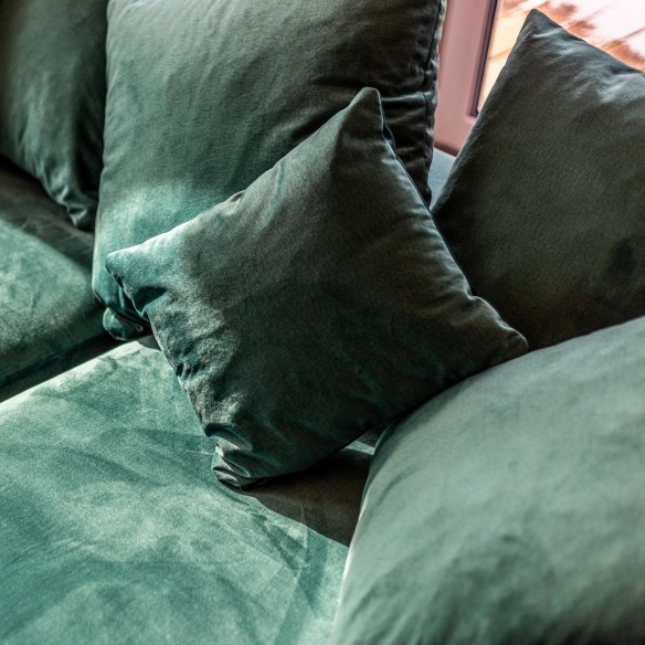Upholstery Fabric Monolith Velour - Light Gray